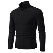 Casual Simple Stand-up Collar Slim Fit Men's Knitwear Sweater