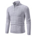 Casual Simple Stand-up Collar Slim Fit Men's Knitwear Sweater