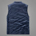 Men's Pure Color All-matching Warm Leisure Lamb Wool Vest Douson Odeh