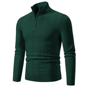 Casual Simple Stand-up Collar Slim Fit Men's Knitwear Sweater