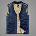 Men's Pure Color All-matching Warm Leisure Lamb Wool Vest Douson Odeh