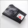 Black And Gray Paint Hole Zipper Decorations Personality Jeans Men