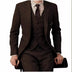 Men's Suit Three-piece Suit Fashion Woolen Suit