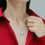 S925 Silver Necklace Dreamlike Pendant Moissanite