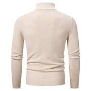 Casual Simple Stand-up Collar Slim Fit Men's Knitwear Sweater