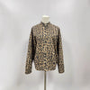 American Shirt Coat Women's Clothing Idle Style Spring Leopard Retro Temperament Top