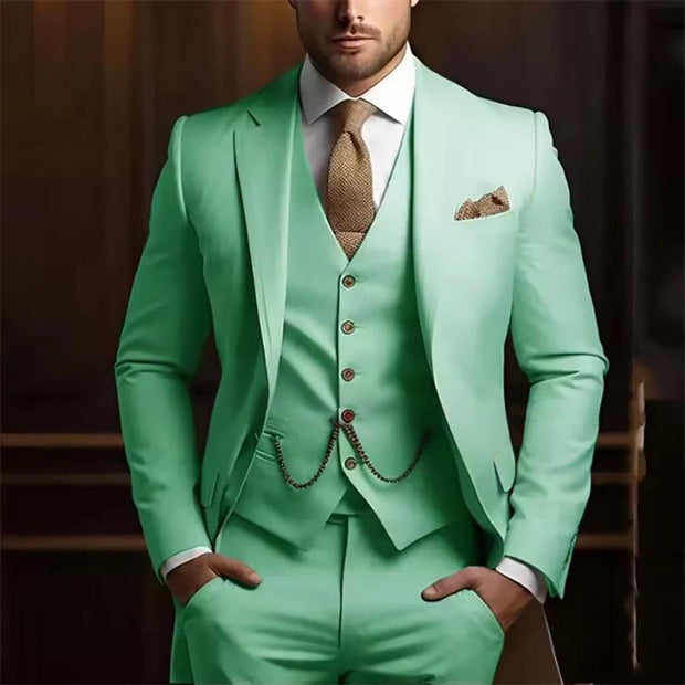 Men's High-grade Gentleman Temperament Slim Suit