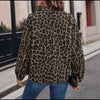 American Shirt Coat Women's Clothing Idle Style Spring Leopard Retro Temperament Top