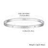 Stainless Steel Glossy Bracelet With Drill