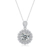 S925 Silver Necklace Dreamlike Pendant Moissanite