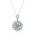S925 Silver Necklace Dreamlike Pendant Moissanite