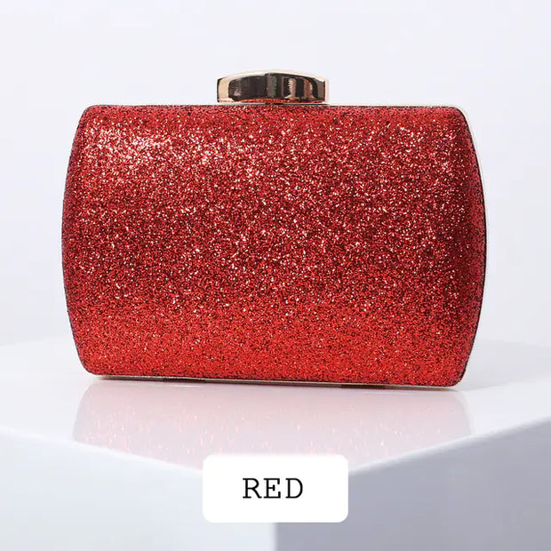 Luxury Golden Sequin Clutch Bags for Women