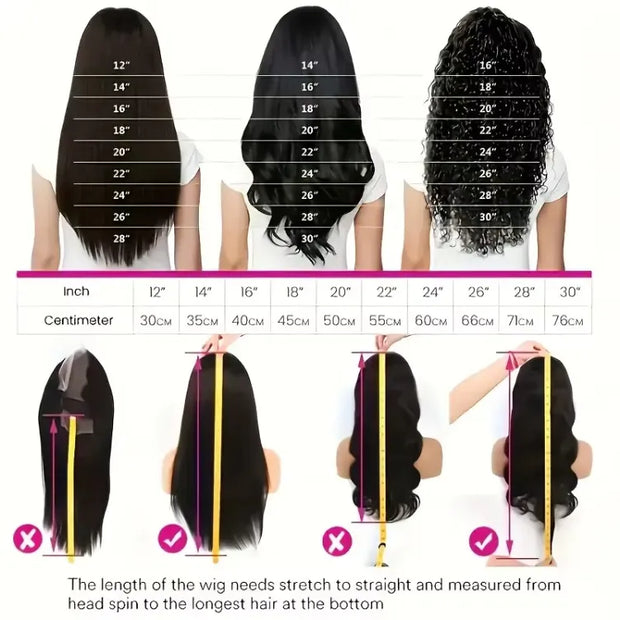 Pre-Cut Wavy Layered Human Hair Wig