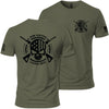 Dion Wear Mens One Nation Under God T-Shirt (L Green)