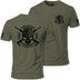 Dion Wear Mens One Nation Under God T-Shirt (L Green)