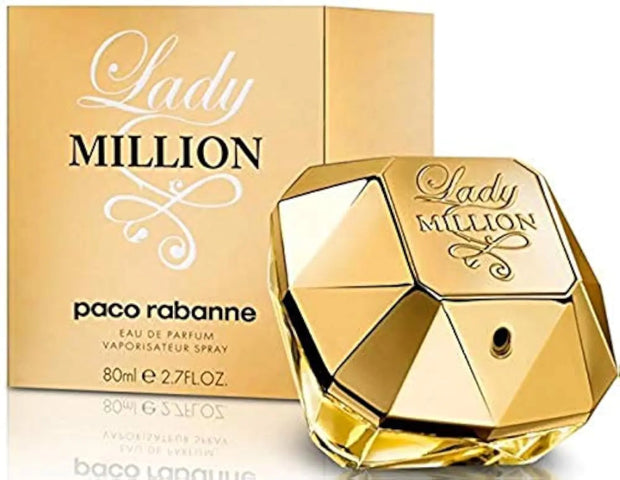 Lady Million by Paco Rabanne Eau De Parfum Spray 2.7 Fl Oz (Women) Pack of 1
