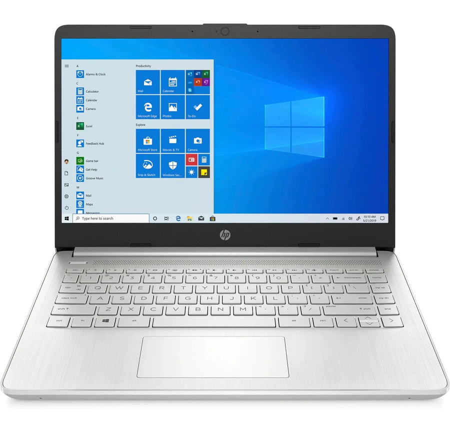 HP 14-dq3015cl 14-inch Laptop Intel Pentium Silver N6000 4GB DDR4 RAM 64GB eMMC Intel UHD Graphics Wi-Fi Bluetooth USB Type-C HDMI SD Card Reader Windows 11 Home Natural Silver (Renewed)