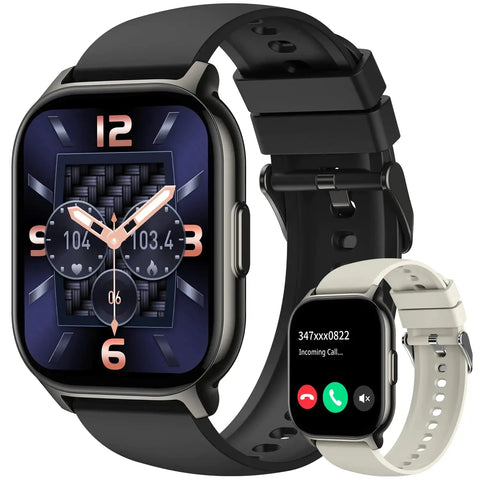 Smart Watch for Men Women Fitness: Make/Answer Call Smart Watches for Men Digital Mens Watches Running Waterproof Smartwatch Android Phones iPhone Samsung Compatible Heart Rate Monitor Step Tracker Douson Odeh