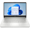 HP 14-inch 14-dq0733ds Touchscreen Laptop Intel Pentium Silver N5030 4GB DDR4 RAM 128GB SSD Intel UHD Graphics 4 Cores Windows 11 Home S Mode Fast Charge USB Type-C HDMI Natural Silver (Renewed)