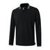 Mens Tipped Pique Polo Shirts Soft Casual Dry Fit Cotton Polo Knit Long Sleeve Polo Shirt for Men Douson Odeh