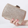 Luxury Golden Sequin Clutch Bags for Women