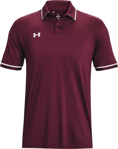 Under Armour Team Tipped Mens Short Sleeve Polo Shirt 2XL Midnight Navy-White