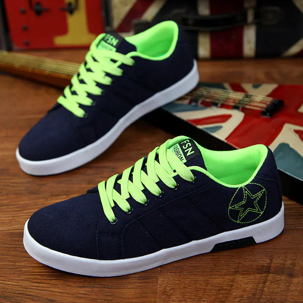 Men's Breathable Casual Shoes - Korean Style Sneakers