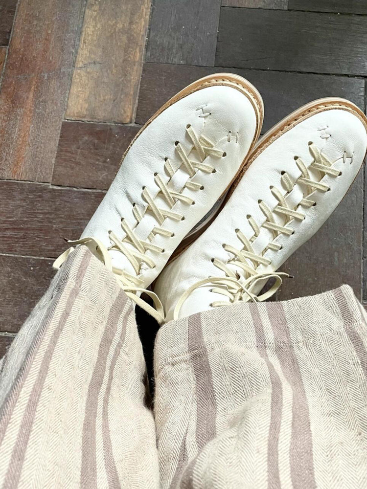 Leather Casual Shoes Platform Boxing Board Shoes