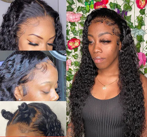 13x4 Water Wave Lace Frontal Human Hair Wig