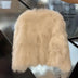Autumn And Winter New Short Thickened Environmental Protection Faux Fox Fur High-end Tops Coat For Women Douson Odeh