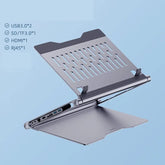 Lapstop Stand With 8-in-1 Docking Station Douson Odeh