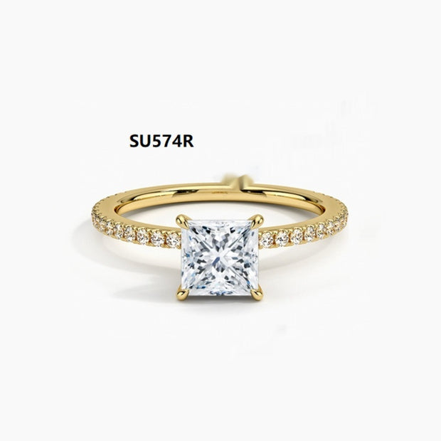 Women's Special-shaped Fashion Personality Moissanite Ring