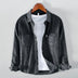 Men Pocket Casual Corduroy Long-sleeved Shirt Douson Odeh