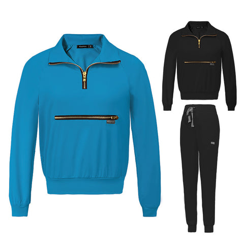 Casual Lapel Surgical Suit For Men And Women