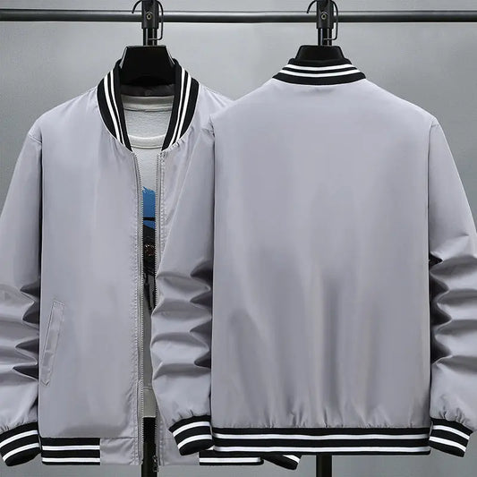 Stand Collar Jacket Spring And Autumn New Loose All-matching Casual Douson Odeh