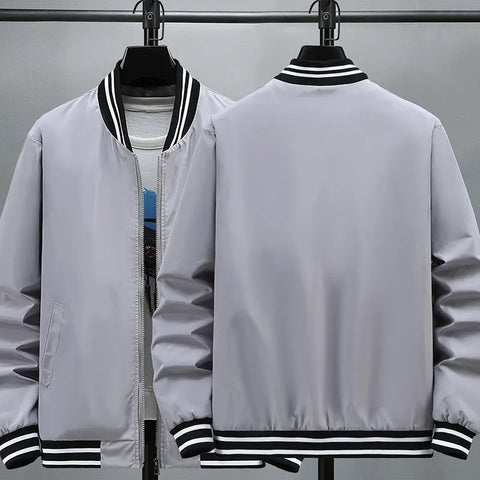 Stand Collar Jacket Spring And Autumn New Loose All-matching Casual Douson Odeh
