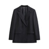 Women's Fashion Loose Cool Double Breasted Coat