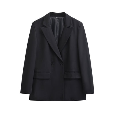 Women's Fashion Loose Cool Double Breasted Coat