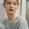 Pn Pearl Necklace Women's Light Luxury Niche Retro