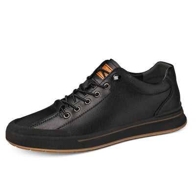 Increased 6CM Spring Men's Shoes Fashion White Shoes Breathable
