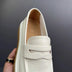 Leather One Pedal Lazy Casual Sneakers Douson Odeh
