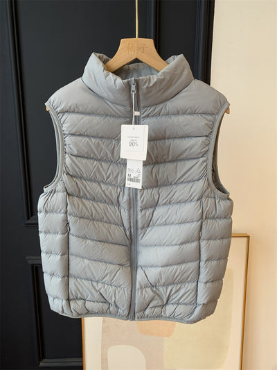 Plus Size Women's Winter Lightweight Down Vest