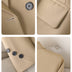 Spring And Autumn Khaki Suit Jacket For Women's Slimming