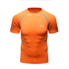 Tight Fitting Men's Fitness Suit Short Sleeved