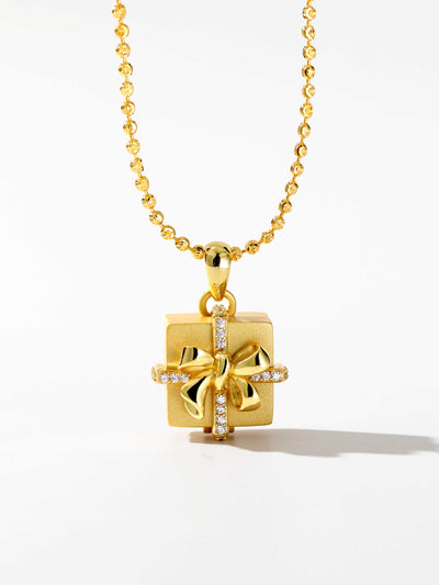 Gift Box Necklace Can Be Opened For Photos