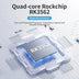 G-tab T9 Rockchip RK3562 Quad Core 3GB 3GB RAM 64GB ROM 10.1 Inch Android 14 Tablet PC  Grey