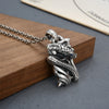 S925 Sterling Silver Original Design National Fashion Men's Necklace Pendant