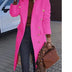 Woolen Lapel Jacket With Double-breasted Design Fashion Casual Trench Fall Winter Mid-length Coat For Women Clothing Douson Odeh