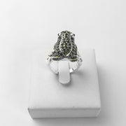 Female Personality Niche Design Glamour Exaggerated Frog Ring