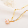 Perfect Circle Simple Pearl Necklace For Women